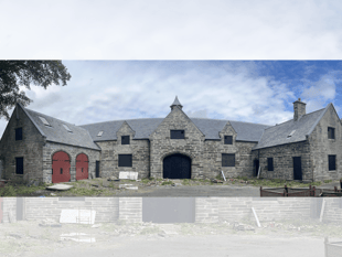 Phase one of works to restore old Machynlleth stables complete