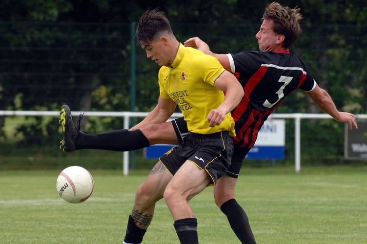 Rhys Taylor-Clarke scored a second-half hat-trick for Dolgellau Reserves