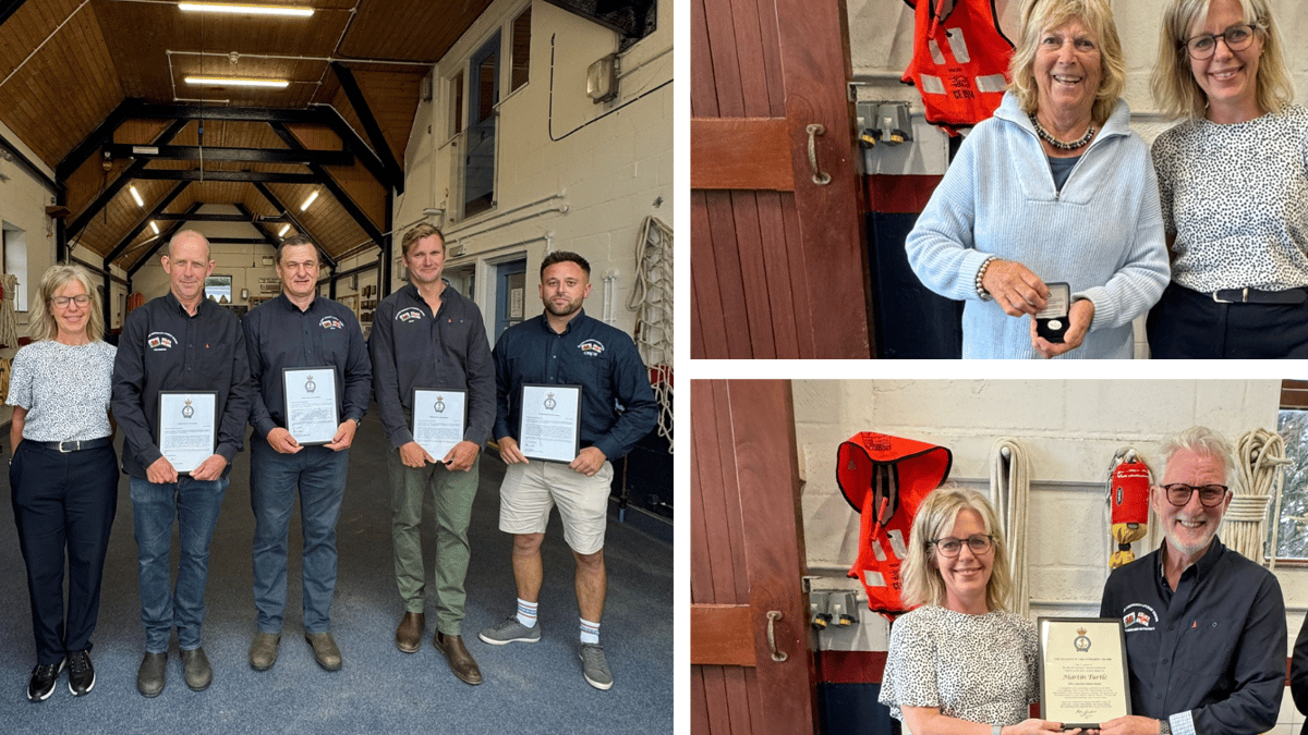 Abersoch RNLI Volunteers Honoured for Lifesaving Work and Long Serv...