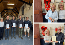 Abersoch RNLI volunteers honoured for lifesaving work and long service