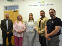 Beautician scoops Ceredigion youth bursary