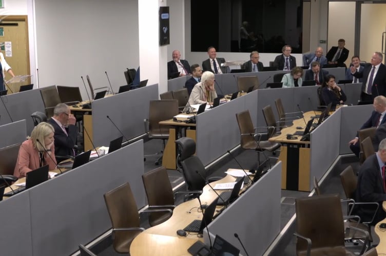 Laura Anne Jones and Darren Millar clash in the Senedd