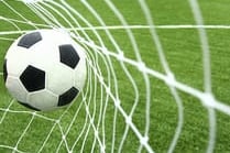 football in net