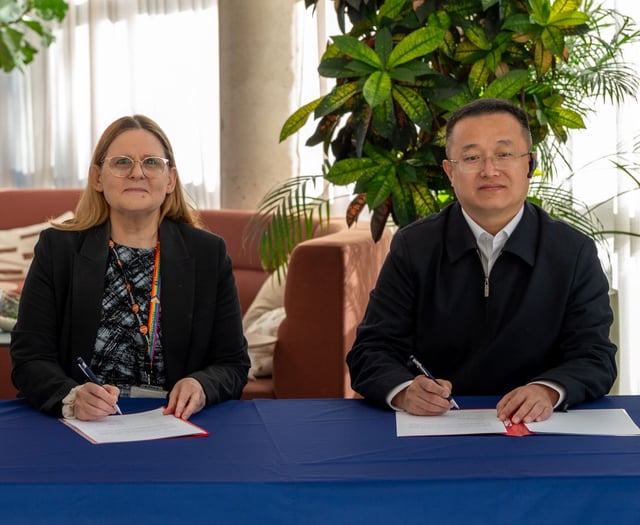 Aberystwyth University signs partnership with Chinese academy