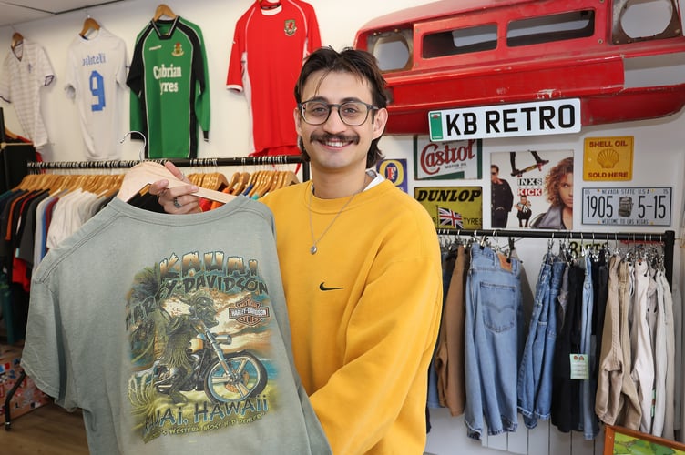 Pictured is Khalid Aslan from KB Retro, Aberystwyth.
Picture by Phil Blagg Photography.
PB091-2025