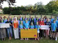 Talgarreg community group raise £12,600 for charity