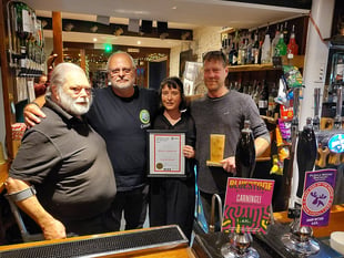 Rhos yr Hafod receives the Best Pub in Wales award 