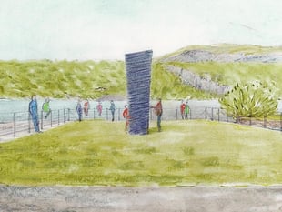 Llanberis honours slate heritage with sculpture