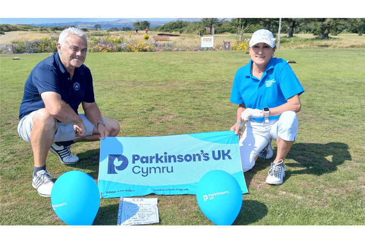 Anna Bischoff and Alan Jones. Photo: Parkinson's Cymru