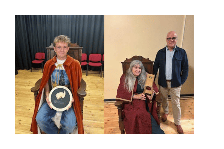 
Steffan Nicholas o Aberystwyth aeth â Thlws yr Ifanc ac Anwen James, Llangeitho oedd bardd y Gadair