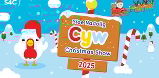 Sioe Nadolig Cyw ar daith o amgylch Cymru 