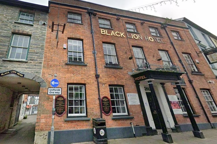 Black Lion Hotel in Cardigan