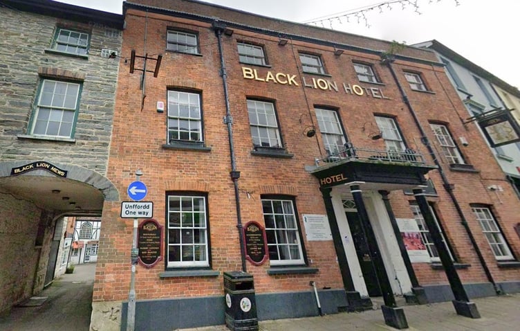 Black Lion Hotel in Cardigan