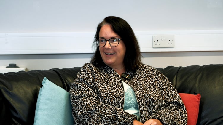 Actress and podcaster Mari Elen (pictured) talks to sleep coach Rhian Mills and musician Yws Gwynedd. Photo: Gwynedd Council