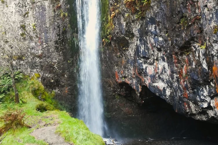 Abergynolwyn secret waterfall