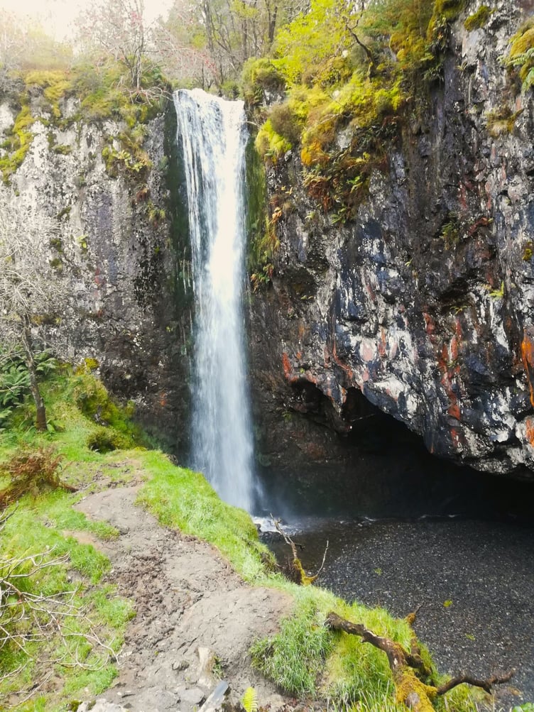 Abergynolwyn secret waterfall