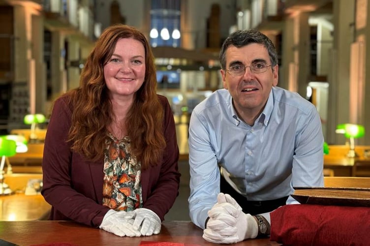 Aberystwyth novelist Caryl Lewis stars in the final episode of Cyfrinachau’r Llyfrgell (Best Kept Secrets)