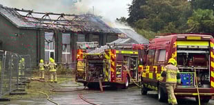 Fire crews called to former school near Llanybydder