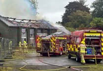 Fire crews called to former school near Llanybydder