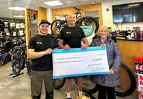 Charity ride raises money for Aberystwyth Stroke Club