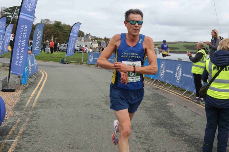 A strong finish for Paul Williams at the Dale Half Marathon