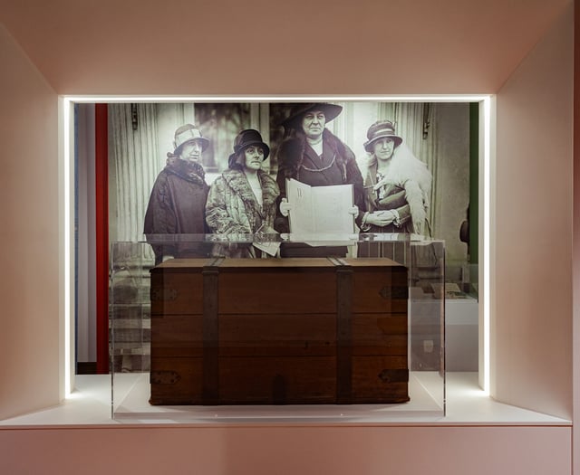 Library launches permanent Welsh Women's Peace Petition exhibition