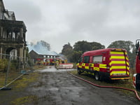 Historic school building saved from fire following gymnasium blaze