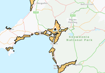 Flood alert issued from Menai Straits to Cardigan Bay