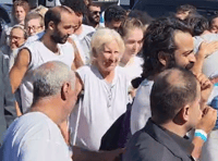 New Quay woman from Sumud flotilla arrives in Jordan on crutches