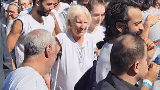 New Quay woman from Sumud flotilla arrives in Jordan on crutches