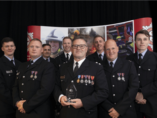 Barmouth fire station wins Station of the Year Award