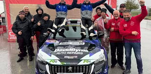 Lloyd  and Williams second in Junior European Rally Championship