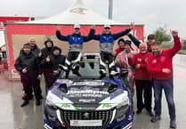 Lloyd  and Williams secure second place in Junior European Rally Championship