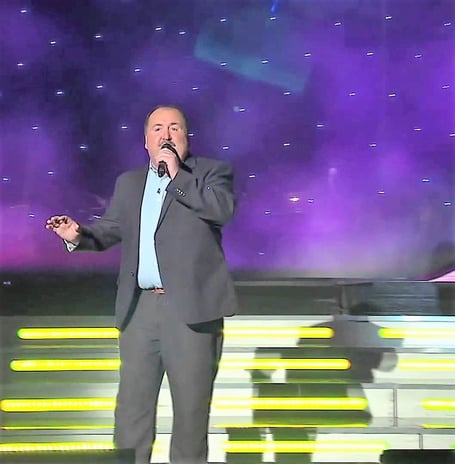 Clive Edwards is one of the evening's entertainers