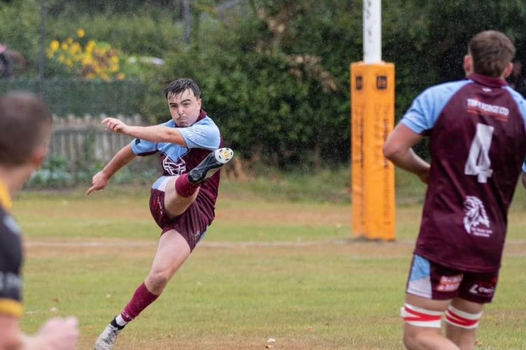Lampeter picked up a big win against Laugharne during the tail end of storm Amy