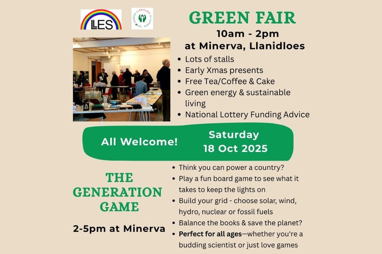The Green Fair returns to Llanidloes this autumn. Photo: Green Fair