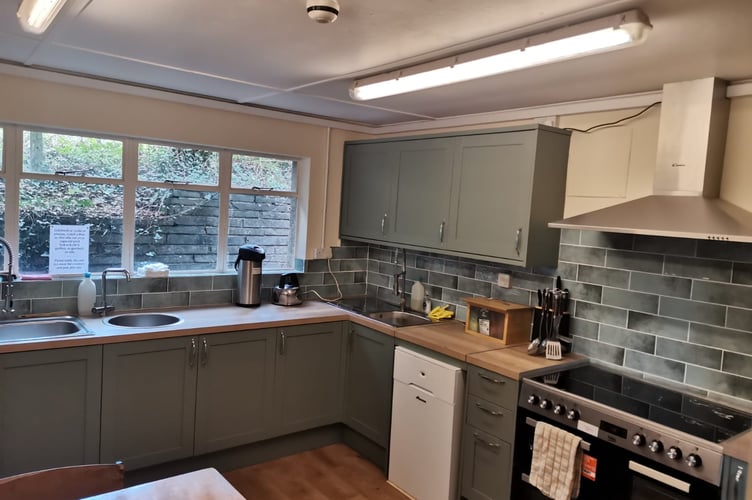 The new kitchen facilities.