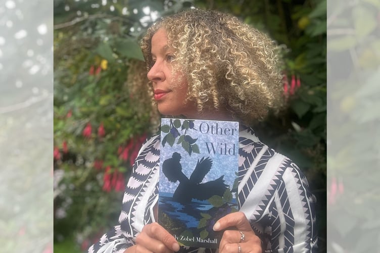 Emily Zobel Marshall with her new poetry collection, Other Wild. Photo: Emily Zobel Marshall