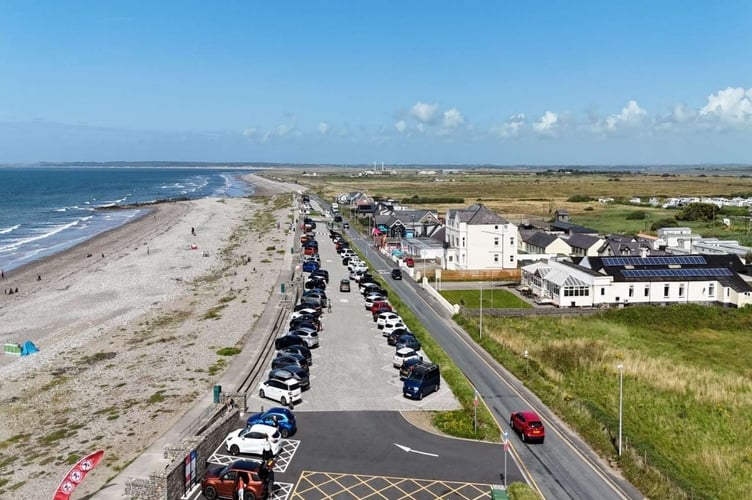 The Dinas Dinlle car park. Photo: Gwynedd Council