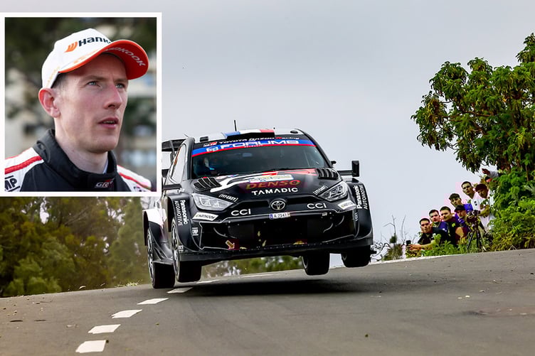 Elfyn Evans trails team-mate Sébastien Ogier by two points in the FIA World Rally Championship (Photos: TGR)