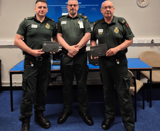Gwynedd heroes receive ambulance volunteer awards