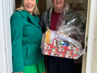 Father Christmas' elves will spread Christmas cheer with hampers