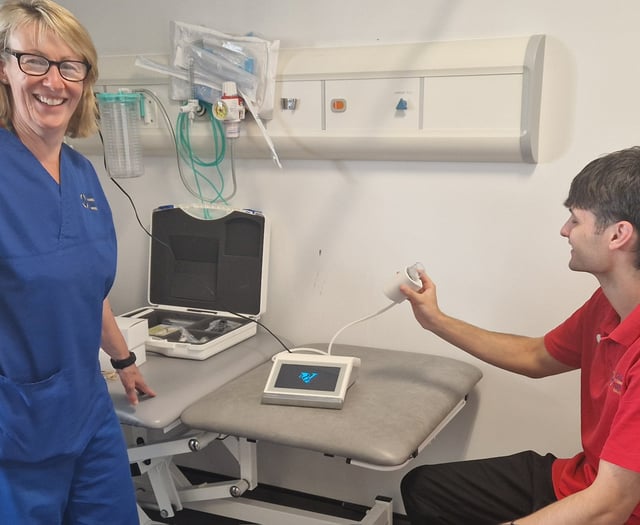 New spirometer for Ceredigion community nurses