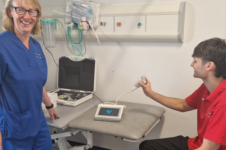 Spirometer for Ceredigion community