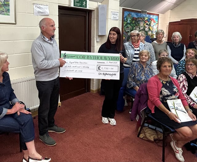 Lampeter choir raises thousands for chemotherapy units