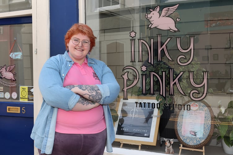 Inky Pinky Tattoo Studio, Aberystwyth.Pictured is Claire Hennessey.Picture by Phil Blagg Photography.PB088-2025