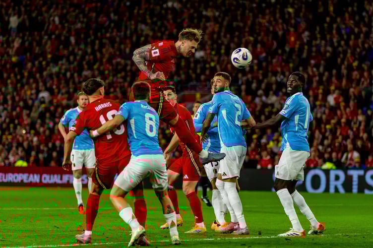 Joe Rondon gives Cymru the lead against Belgium 131025