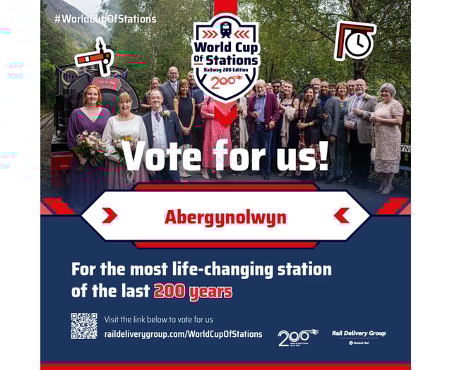 Abergynolwyn Station needs votes to win 'Most Life-Changing Station'