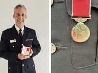 Fire station Watch Manager receives British Empire Medal