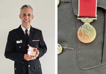 Louis Hiatt receives British Empire Medal